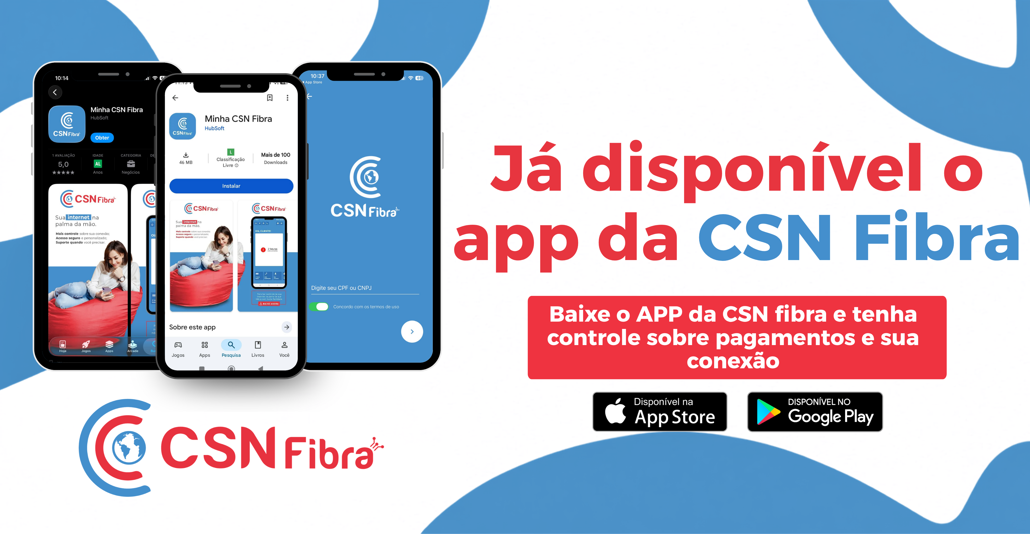 Benefícios dos planos CSN Fibra